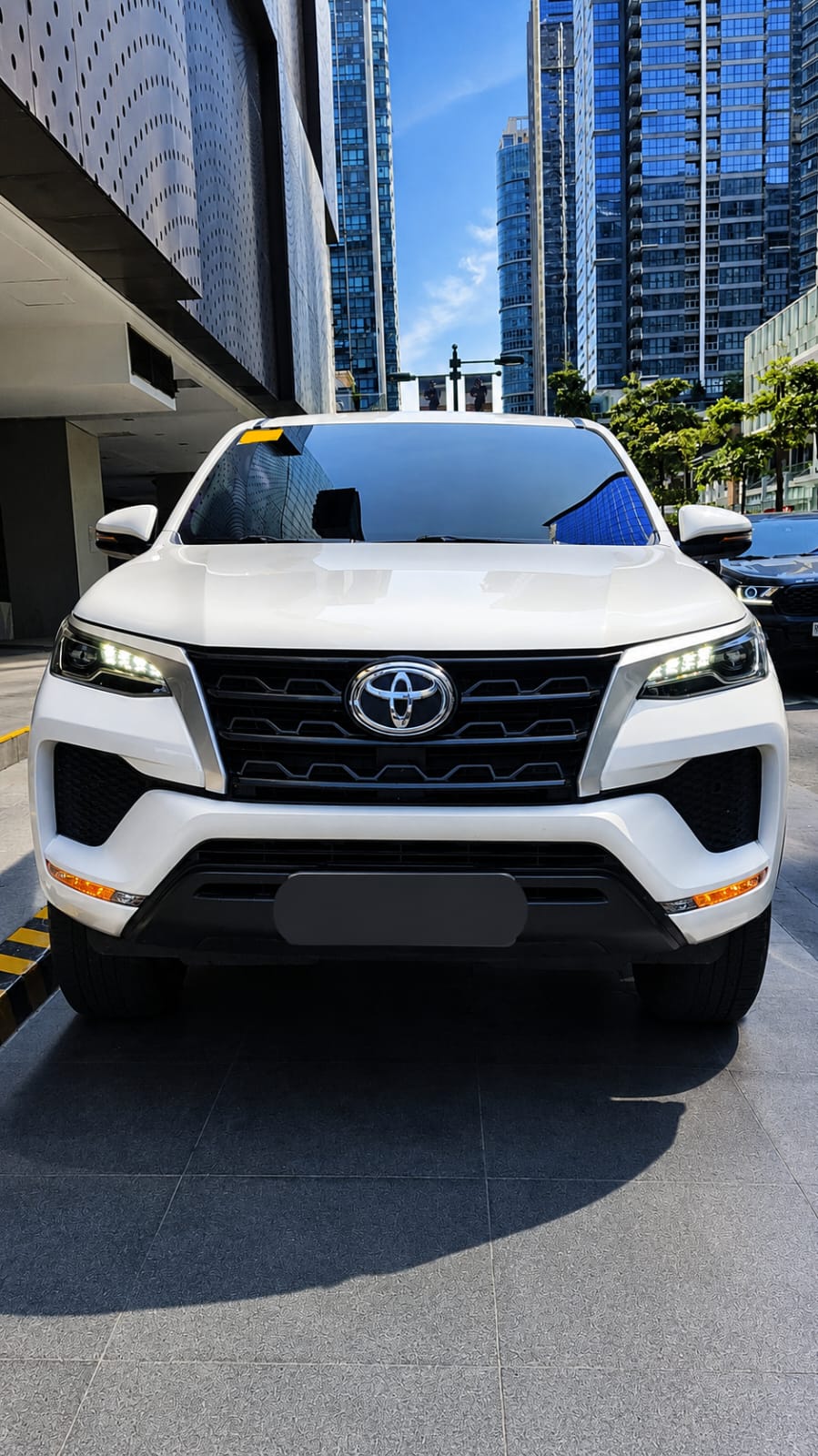 Toyota Fortuner SUV available for self-drive and chauffeur car rental in the Philippines.