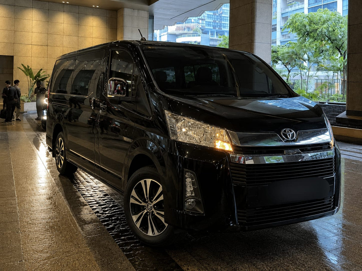 Toyota HiAce Grandia GL rental in the Philippines by Car Rent Manila PH